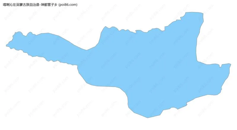 坤都营子乡边界地图