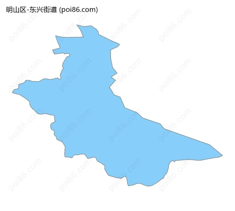 东兴街道边界地图