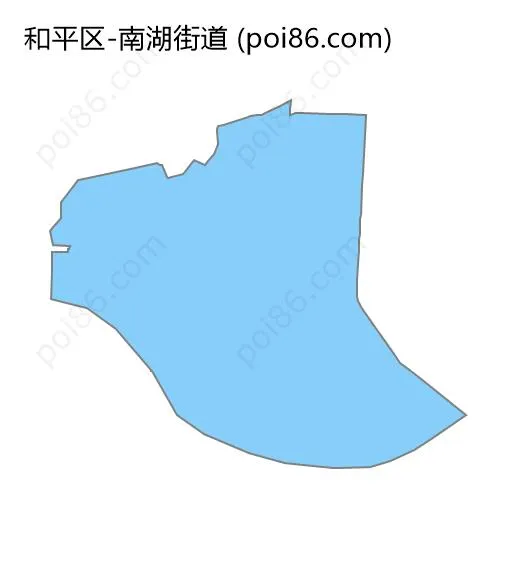 南湖街道边界地图