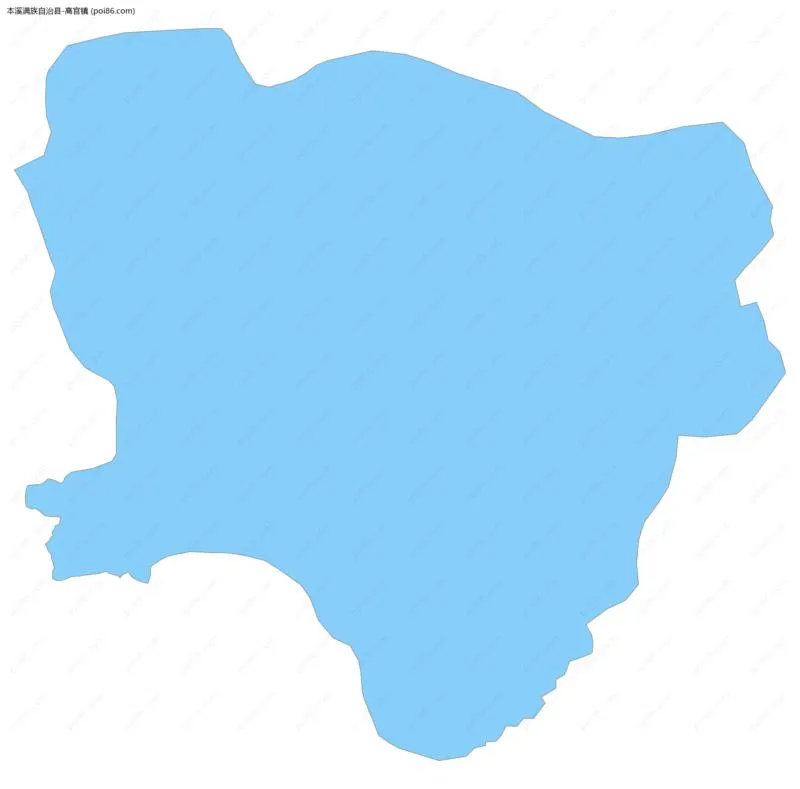 高官镇边界地图