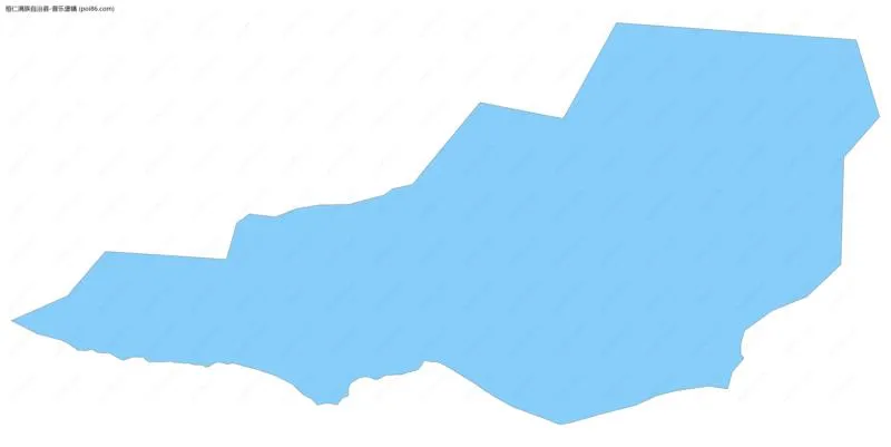 普乐堡镇边界地图