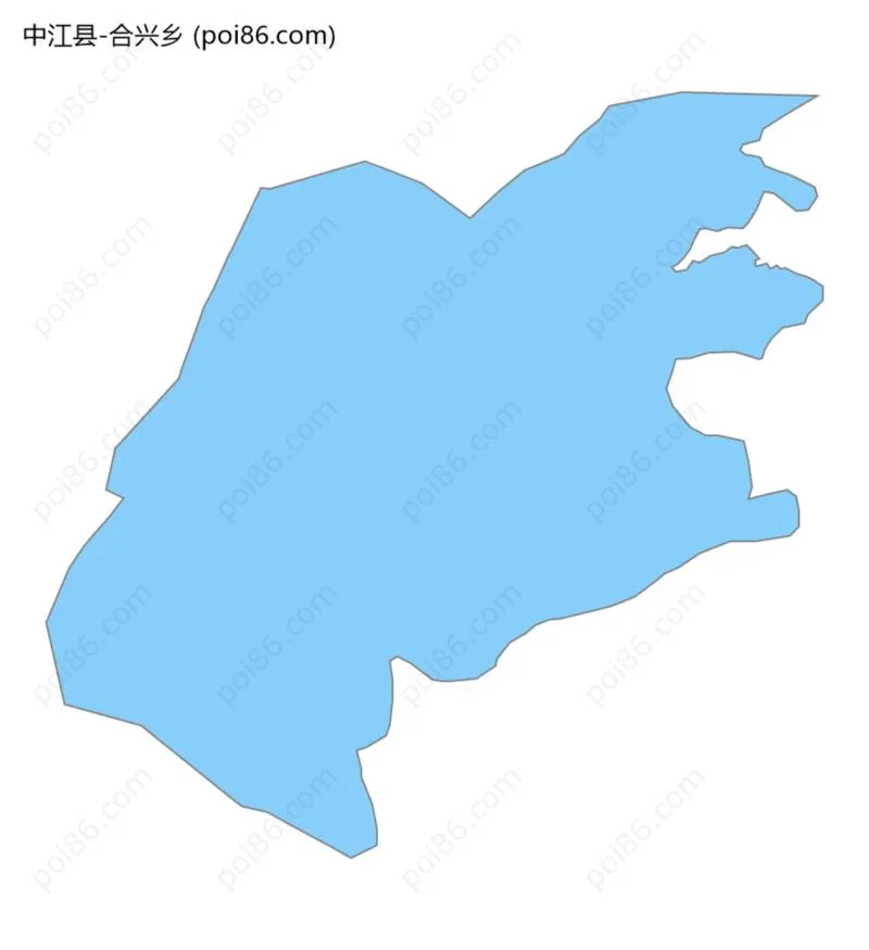 合兴乡边界地图