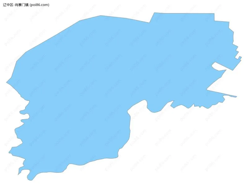 肖寨门镇边界地图