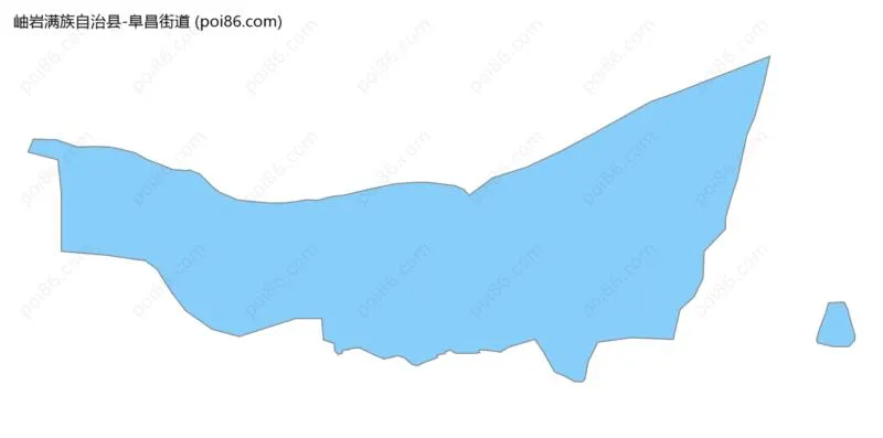 阜昌街道边界地图