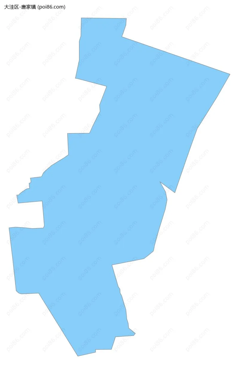 唐家镇边界地图