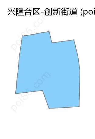 创新街道边界地图