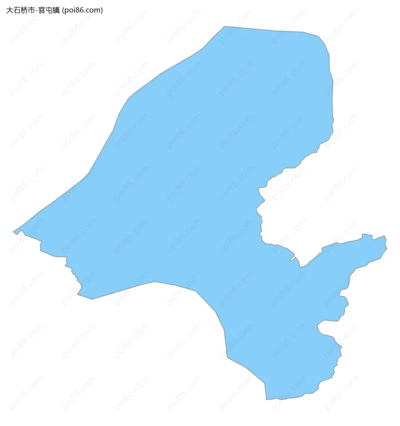 官屯镇边界地图