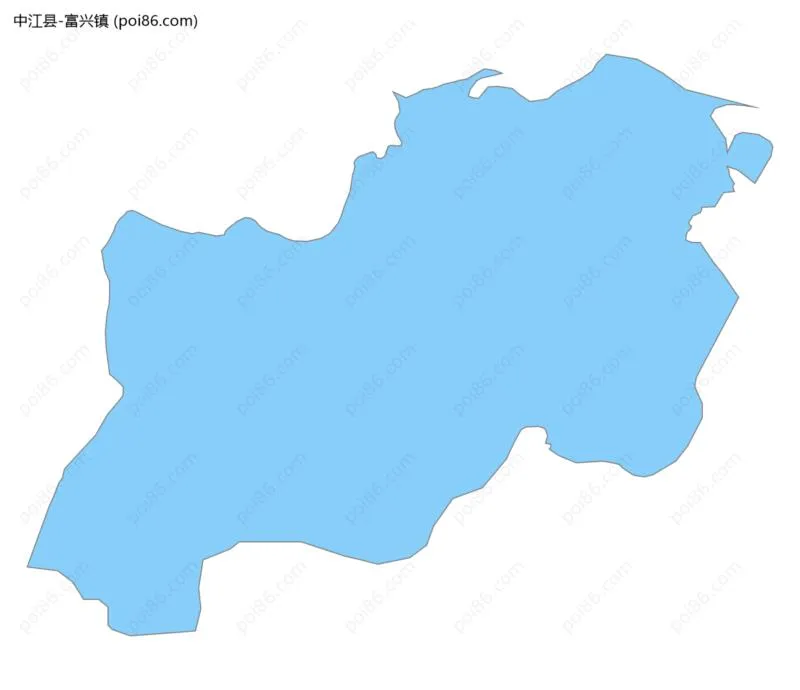 富兴镇边界地图