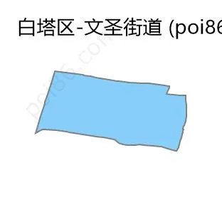 文圣街道边界地图