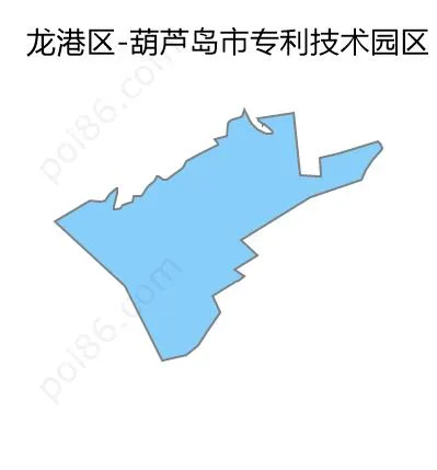 葫芦岛市专利技术园区边界地图