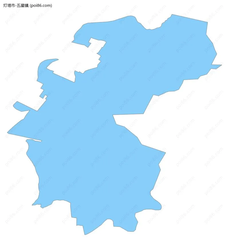 五星镇边界地图