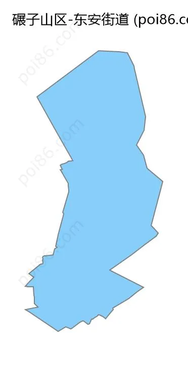 东安街道边界地图