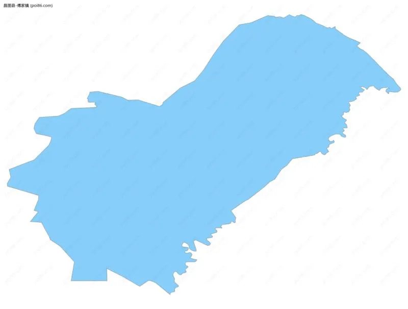 傅家镇边界地图