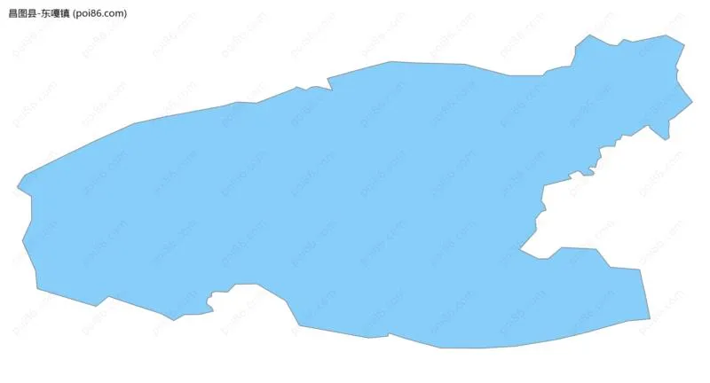 东嘎镇边界地图