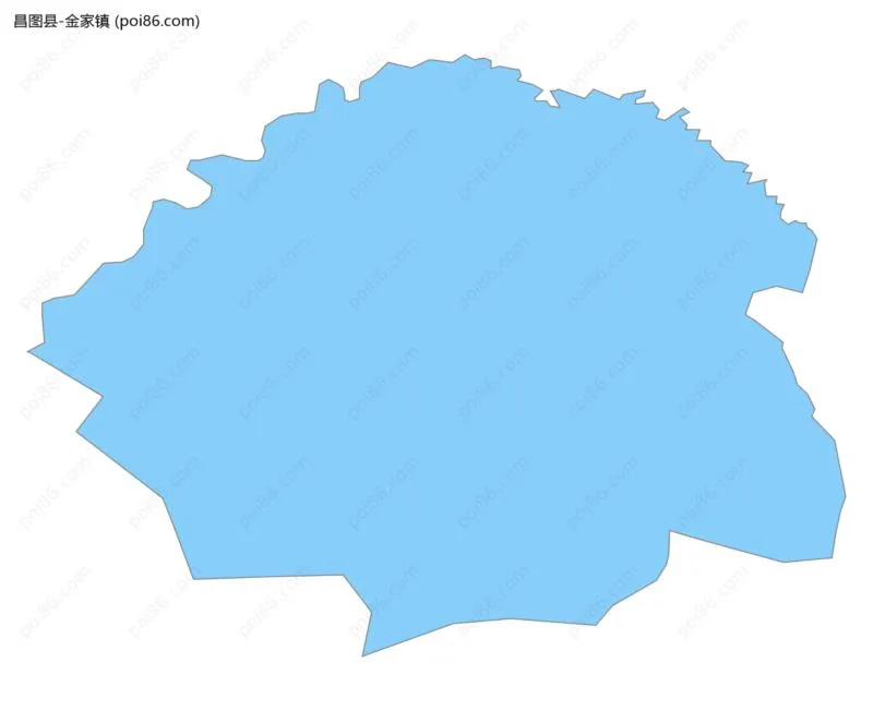 金家镇边界地图