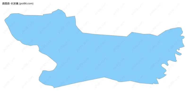 长发镇边界地图