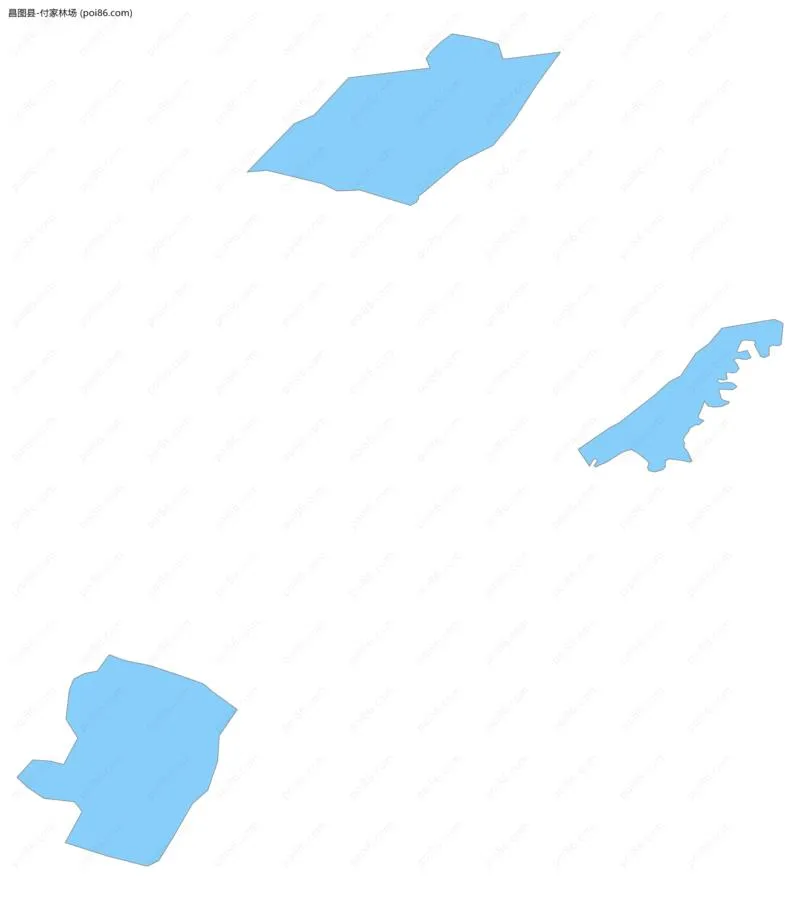 付家林场边界地图