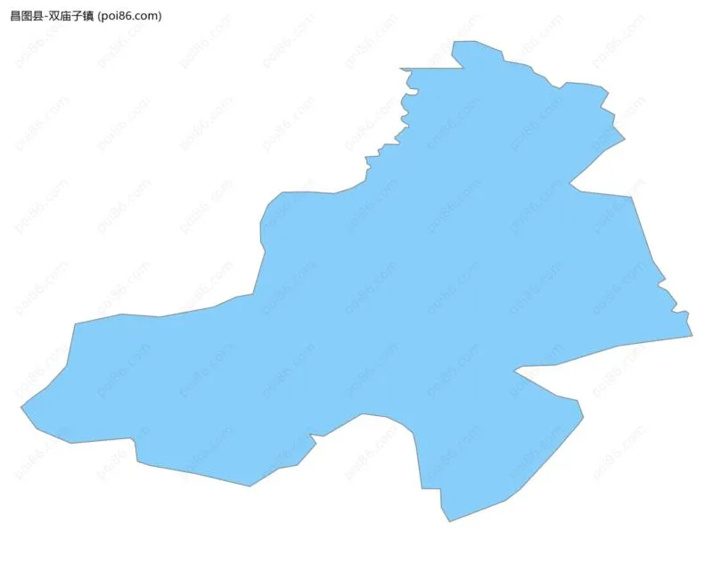 双庙子镇边界地图