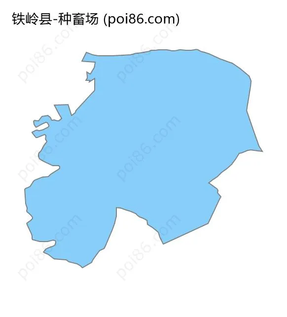 种畜场边界地图