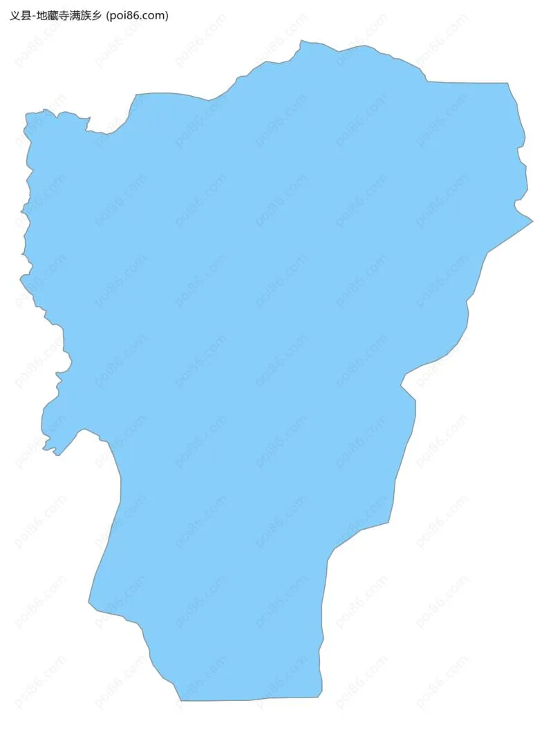 地藏寺满族乡边界地图