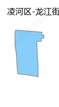 龙江街道边界地图