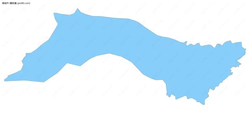 腾鳌镇边界地图