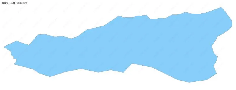 王石镇边界地图