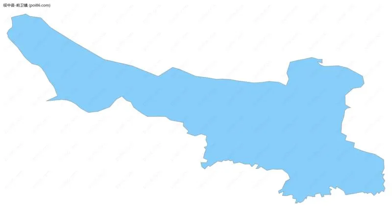 前卫镇边界地图