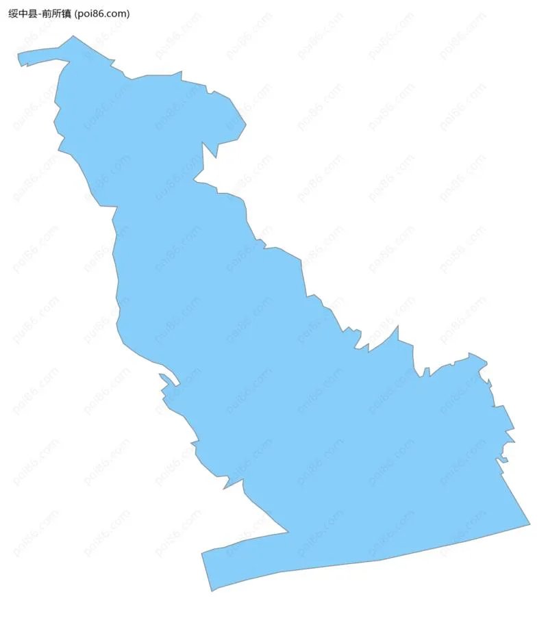 前所镇边界地图