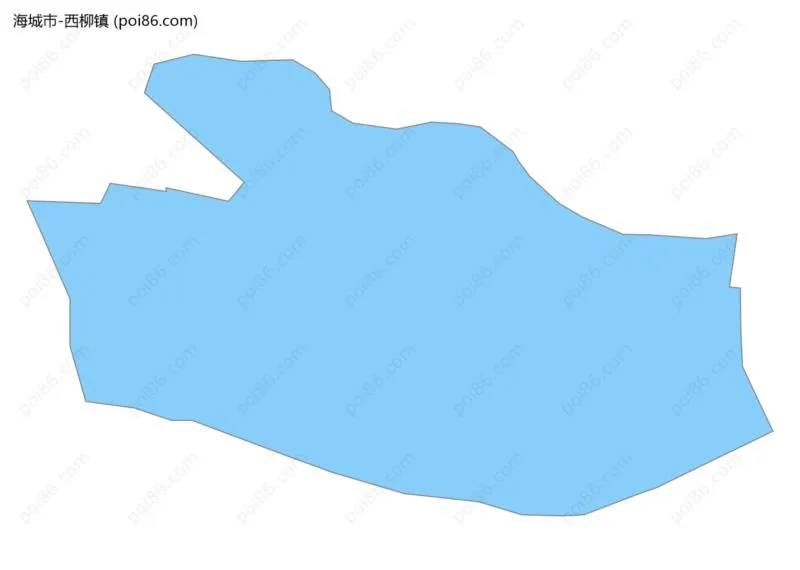 西柳镇边界地图