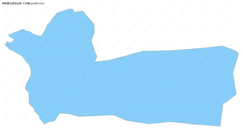 于寺镇边界地图