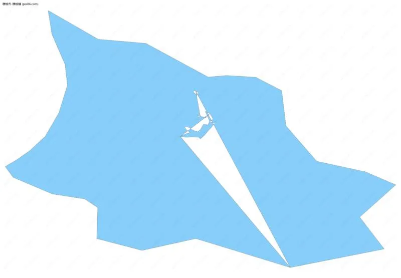 穆棱镇边界地图