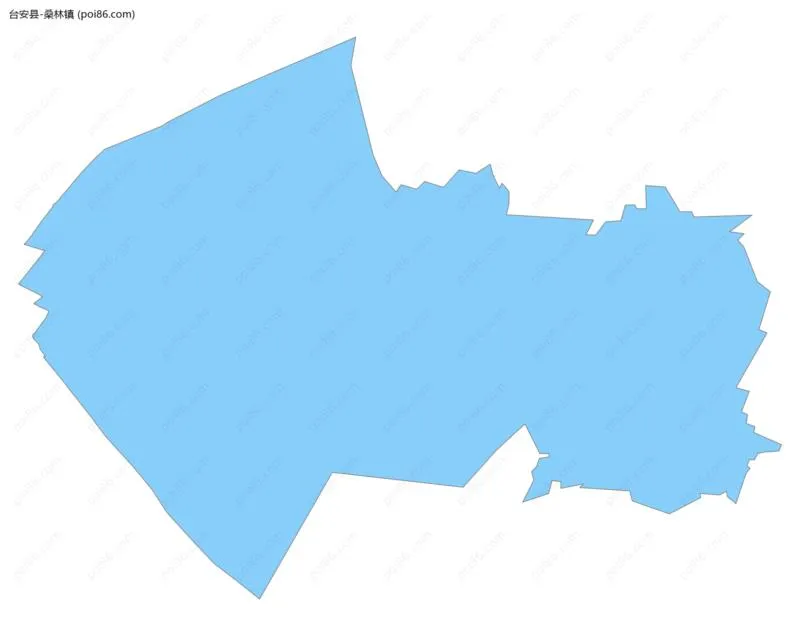 桑林镇边界地图