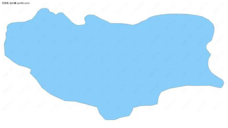 洼兴镇边界地图