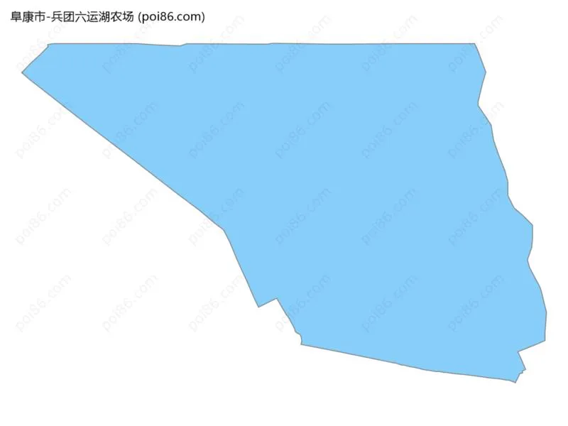 兵团六运湖农场边界地图