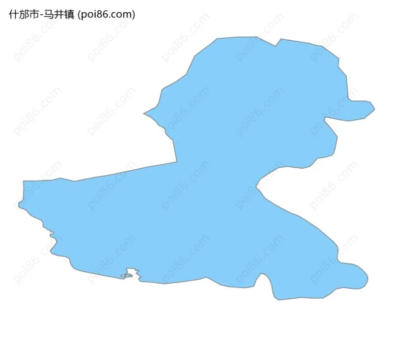 马井镇边界地图