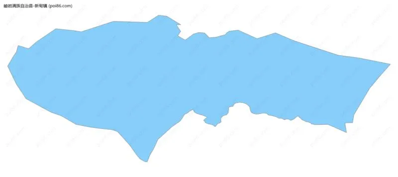 新甸镇边界地图