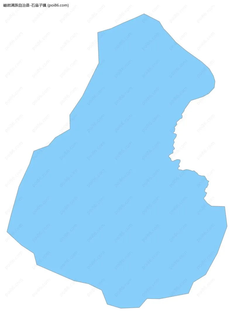 石庙子镇边界地图