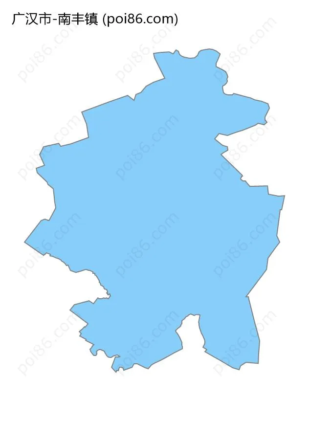 南丰镇边界地图