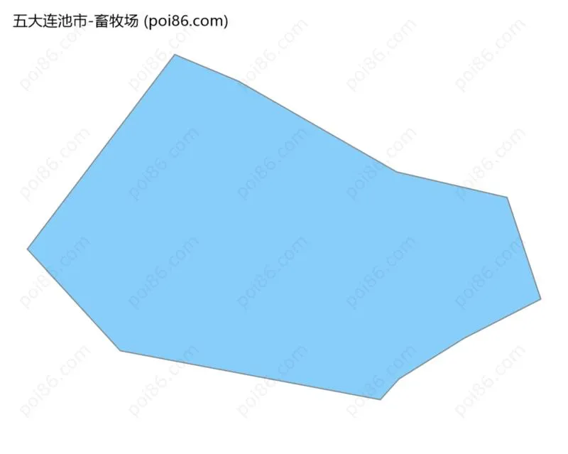 畜牧场边界地图