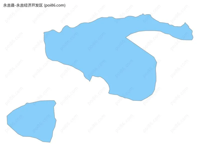 永吉经济开发区边界地图