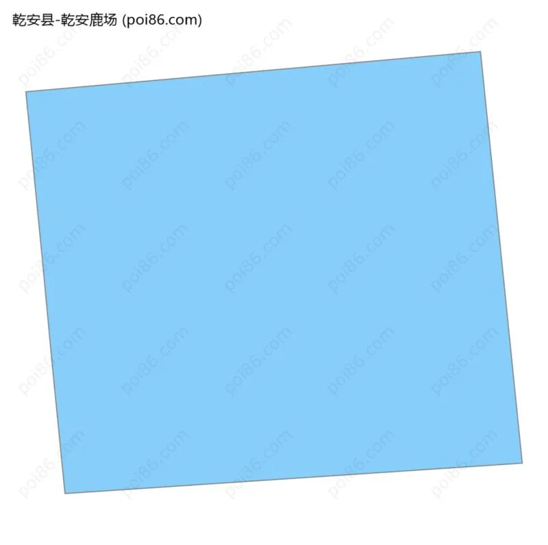 乾安鹿场边界地图