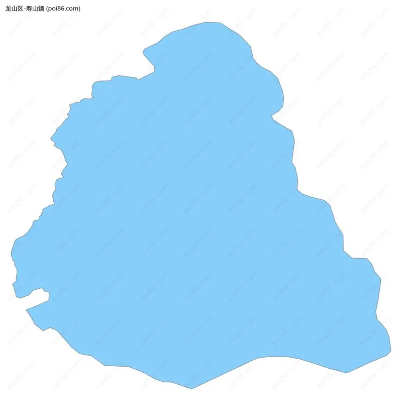 寿山镇边界地图