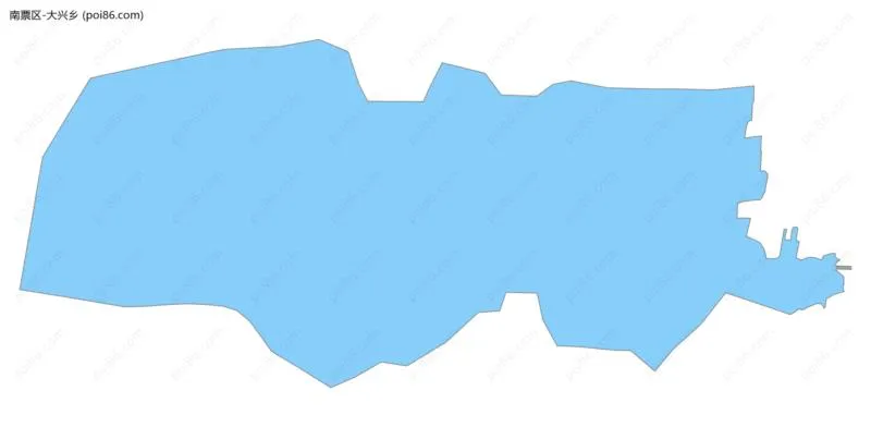 大兴乡边界地图