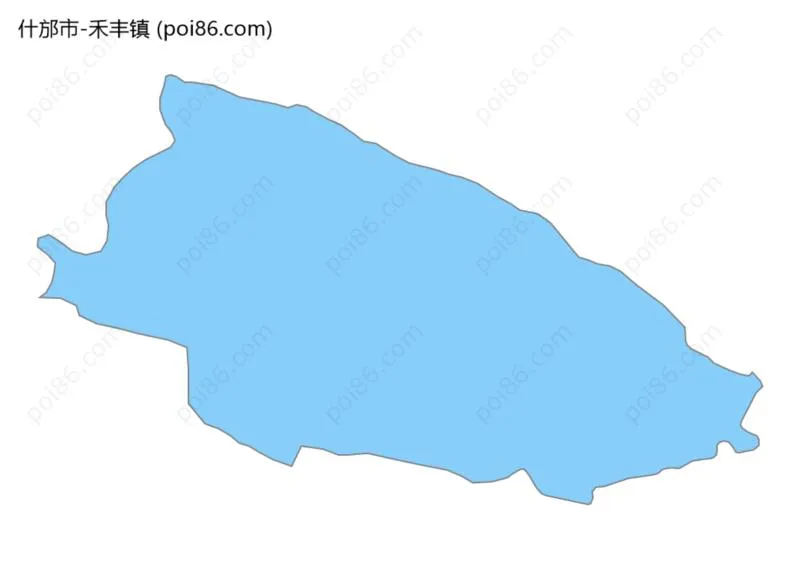 禾丰镇边界地图