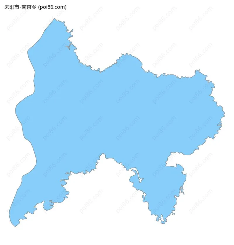 南京乡边界地图