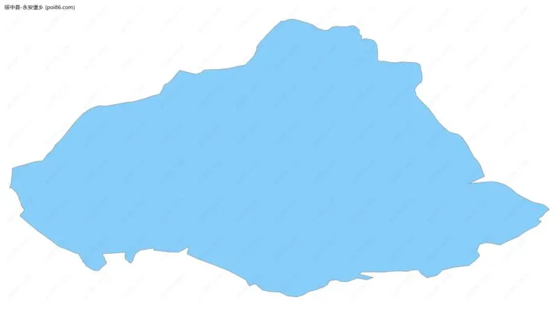 永安堡乡边界地图