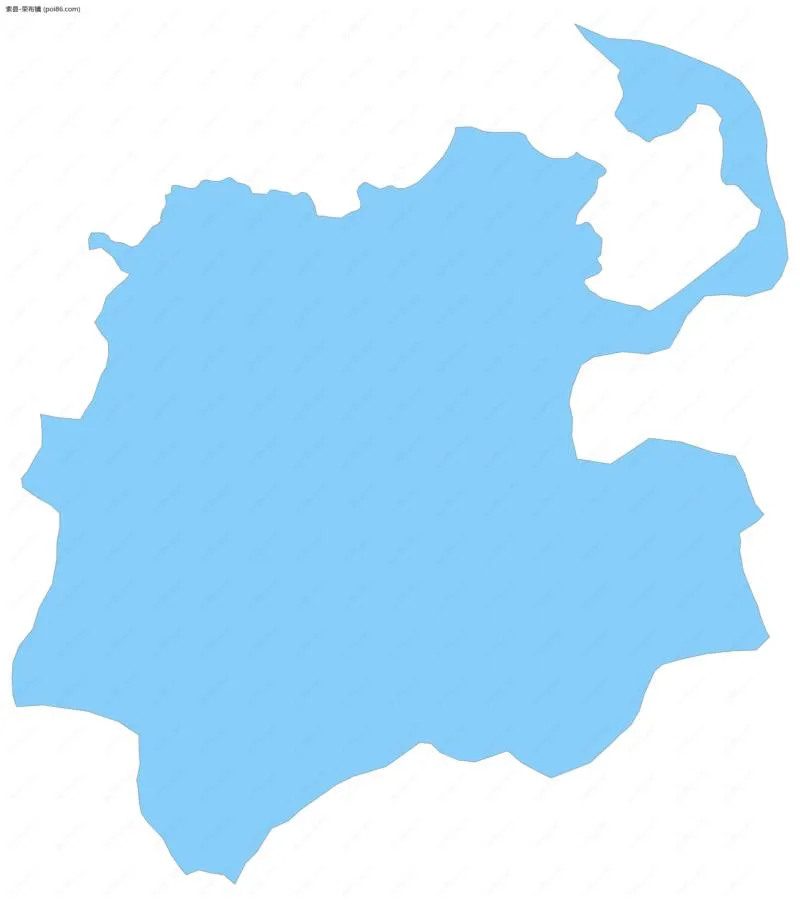 荣布镇边界地图