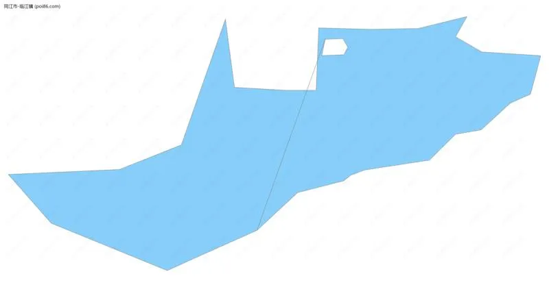 临江镇边界地图