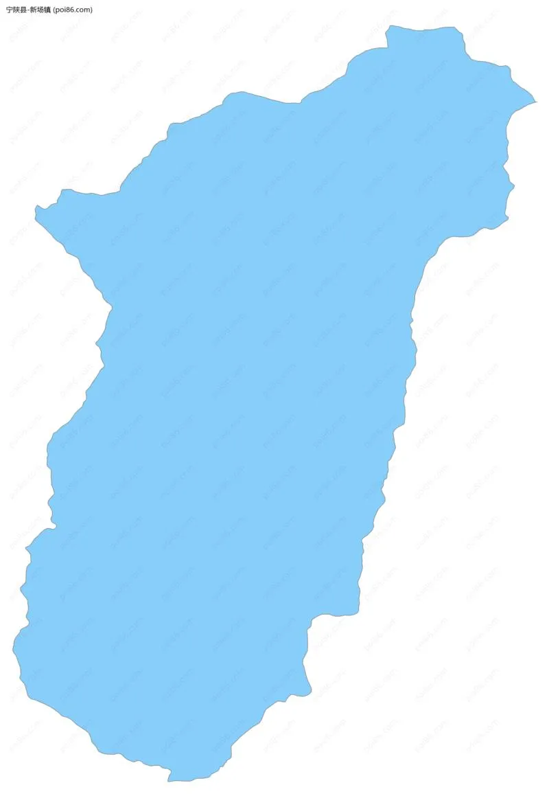 新场镇边界地图